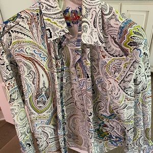 Robert Graham button down gently worn size large